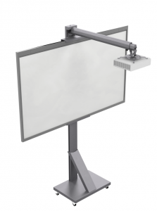 Напольная стойка для интерактивной доски с кронштейном для  проектора  BRD 3